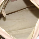 Chloe Paraty Hand Bag Leather 2way Beige Gold Auth 131001-11