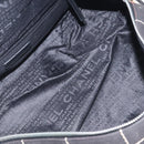 CHANEL Hand Bag Canvas Black CC Auth 131003-18