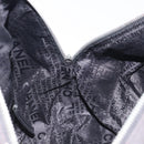 CHANEL Hand Bag Canvas Black CC Auth 131003-19