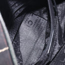 CHANEL Hand Bag Canvas Black CC Auth 131003-21