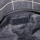 CHANEL Hand Bag Canvas Black CC Auth 131003-22