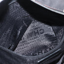 CHANEL Hand Bag Canvas Black CC Auth 131003-26