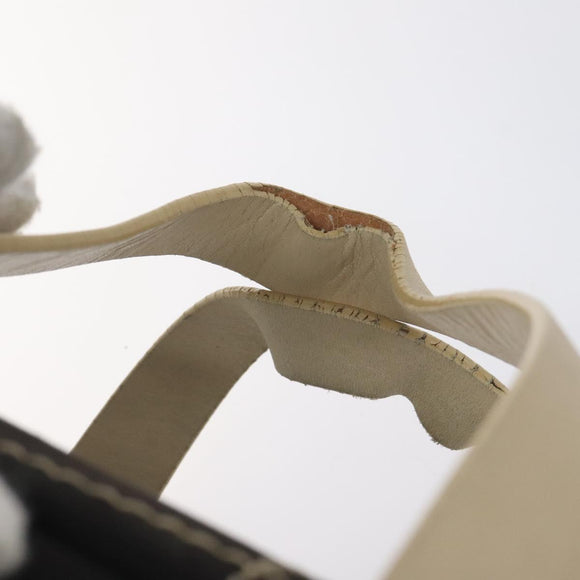 CHANEL Hand Bag Canvas Black CC Auth 131003