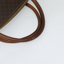 CELINE Macadam Canvas Hand Bag PVC Leather 2way Brown Gold Auth 131004-7