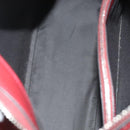 BALLY Shoulder Bag Leather 2way Red Silver Auth 131007-11