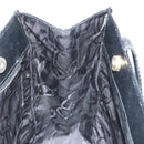 Salvatore Ferragamo Vala Tote Bag Leather Black Gold Auth 131008-17