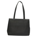 Salvatore Ferragamo Vala Tote Bag Leather Black Gold Auth 131008-3