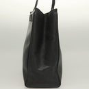 Salvatore Ferragamo Vala Tote Bag Leather Black Gold Auth 131008-4