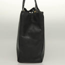 Salvatore Ferragamo Vala Tote Bag Leather Black Gold Auth 131008-5