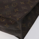 LOUIS VUITTON Monogram Sac Plat Hand Bag M51140 LV Auth 131017-9