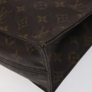 LOUIS VUITTON Monogram Sac Plat Hand Bag M51140 LV Auth 131017-15