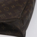 LOUIS VUITTON Monogram Sac Plat Hand Bag M51140 LV Auth 131017-16