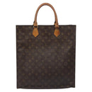 LOUIS VUITTON Monogram Sac Plat Hand Bag M51140 LV Auth 131017-13