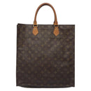LOUIS VUITTON Monogram Sac Plat Hand Bag M51140 LV Auth 131017-2