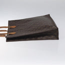 LOUIS VUITTON Monogram Sac Plat Hand Bag M51140 LV Auth 131017-4