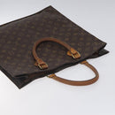 LOUIS VUITTON Monogram Sac Plat Hand Bag M51140 LV Auth 131017-6