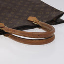 LOUIS VUITTON Monogram Sac Plat Hand Bag M51140 LV Auth 131017-7