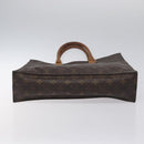 LOUIS VUITTON Monogram Sac Plat Hand Bag M51140 LV Auth 131017-5