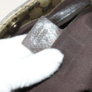 GUCCI GG Crystal Tote Bag Coated Canvas Beige Gold 207291 Auth 131034-22