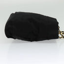 Salvatore Ferragamo Vala Tote Bag Nylon Black Gold Auth 131038-4