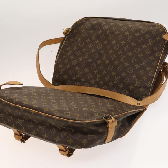 LOUIS VUITTON Monogram Saumur 43 Shoulder Bag M42252 LV Auth 131040