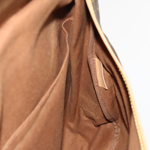 LOUIS VUITTON Monogram Saumur 43 Shoulder Bag M42252 LV Auth 131040