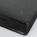 LOUIS VUITTON Epi Sac Plat Hand Bag Black M59082 LV Auth 131042-9