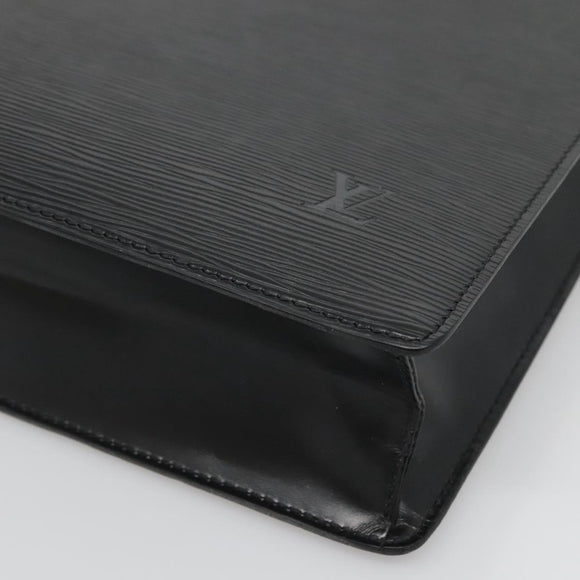 LOUIS VUITTON Epi Sac Plat Hand Bag Black M59082 LV Auth 131042