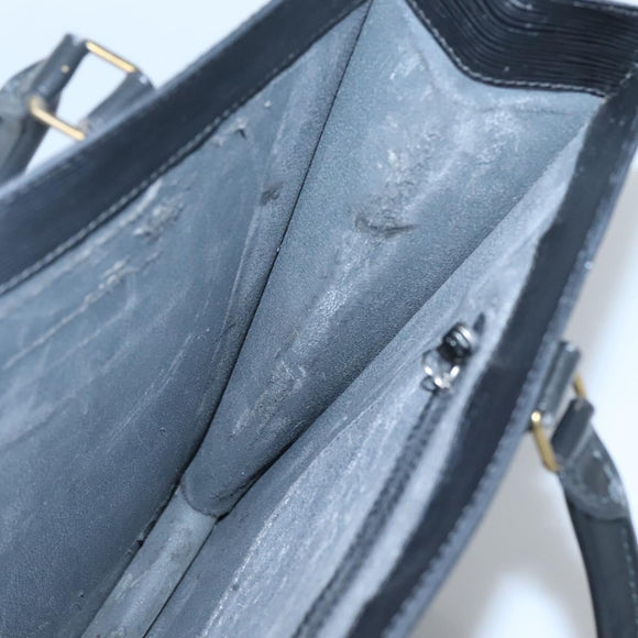 LOUIS VUITTON Epi Sac Plat Hand Bag Black M59082 LV Auth 131042