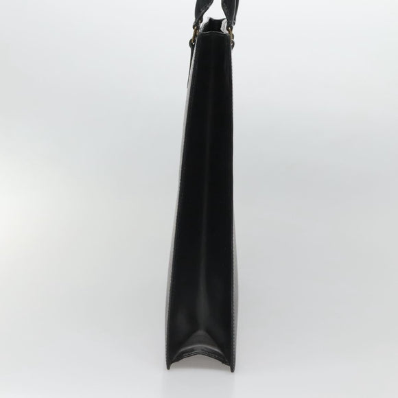 LOUIS VUITTON Epi Sac Plat Hand Bag Black M59082 LV Auth 131042