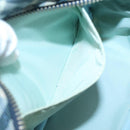 BURBERRY Nova Check Blue Label Shoulder Bag Nylon Blue Silver Auth 131046-20