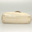 Salvatore Ferragamo Gancini Tote Bag Leather Gold Tone Gold Auth 131050-5