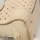 LOEWE Amazona 28 Hand Bag Leather Pink Silver Auth 131057-10