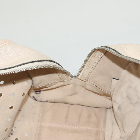 LOEWE Amazona 28 Hand Bag Leather Pink Silver Auth 131057