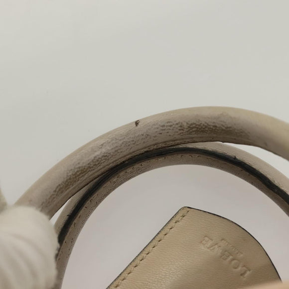 LOEWE Amazona 28 Hand Bag Leather Pink Silver Auth 131057