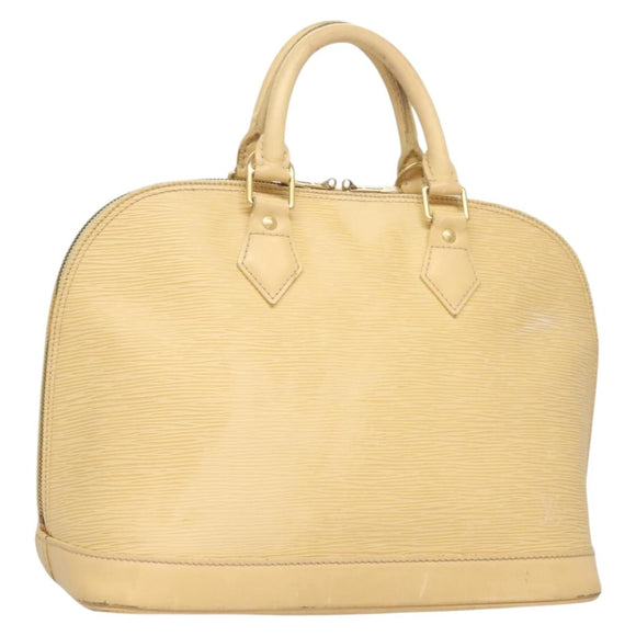 LOUIS VUITTON Epi Alma Hand Bag Vanilla M5214A LV Auth 131060
