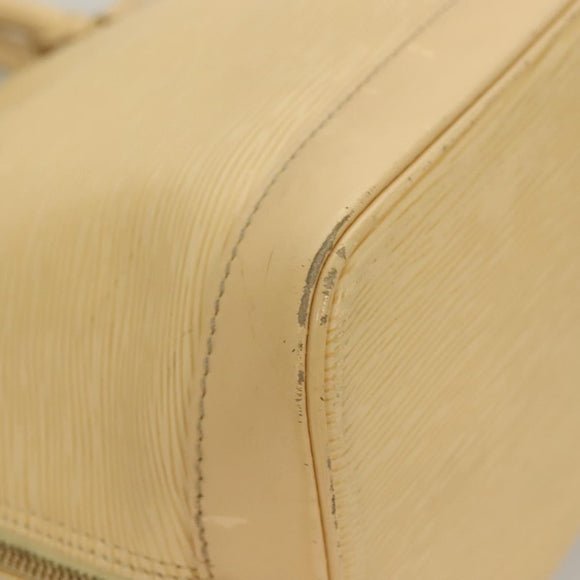 LOUIS VUITTON Epi Alma Hand Bag Vanilla M5214A LV Auth 131060