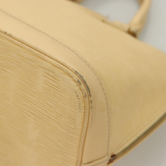 LOUIS VUITTON Epi Alma Hand Bag Vanilla M5214A LV Auth 131060
