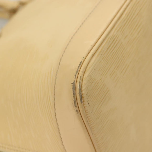 LOUIS VUITTON Epi Alma Hand Bag Vanilla M5214A LV Auth 131060