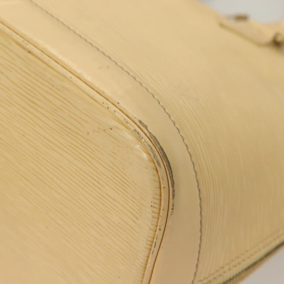LOUIS VUITTON Epi Alma Hand Bag Vanilla M5214A LV Auth 131060