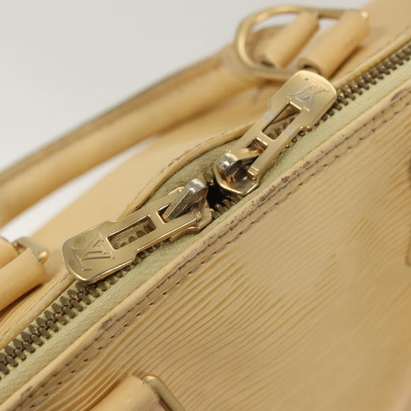 LOUIS VUITTON Epi Alma Hand Bag Vanilla M5214A LV Auth 131060