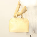 LOUIS VUITTON Epi Alma Hand Bag Vanilla M5214A LV Auth 131060-22