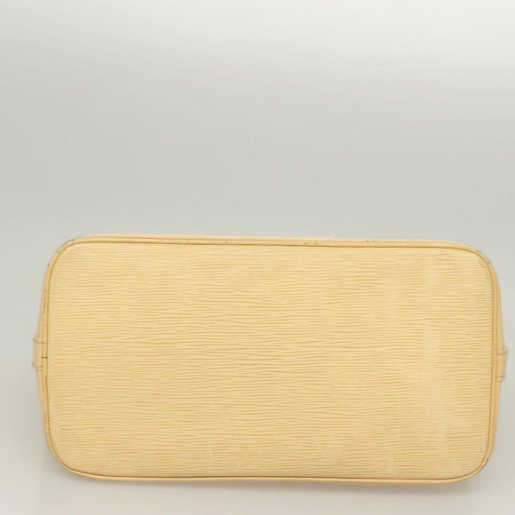 LOUIS VUITTON Epi Alma Hand Bag Vanilla M5214A LV Auth 131060