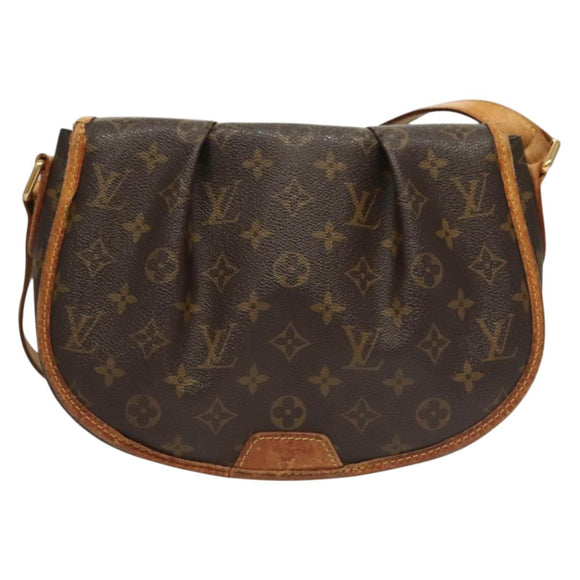LOUIS VUITTON Monogram Menilmontant PM Shoulder Bag M40474 LV Auth 131062