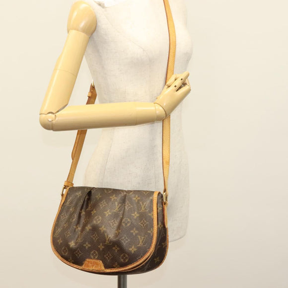 LOUIS VUITTON Monogram Menilmontant PM Shoulder Bag M40474 LV Auth 131062