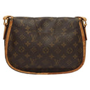 LOUIS VUITTON Monogram Menilmontant PM Shoulder Bag M40474 LV Auth 131062-2