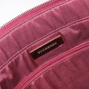 BURBERRY Nova Check Tote Bag Canvas Leather Beige Gold Auth 131072-11