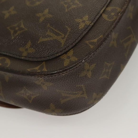 LOUIS VUITTON Monogram Saint Cloud GM Shoulder Bag M51242 LV Auth 131075