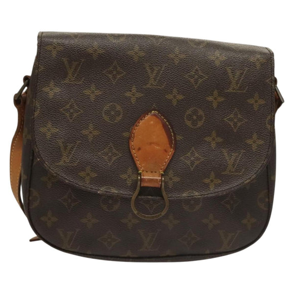 LOUIS VUITTON Monogram Saint Cloud GM Shoulder Bag M51242 LV Auth 131075