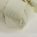 BOTTEGA VENETA INTRECCIATO Cassette Shoulder Bag Nylon White Auth 131085M-18